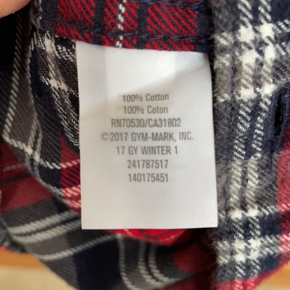 Gymboree Kids Flannel Shirt - Nearly New! - Picture 6 of 6
